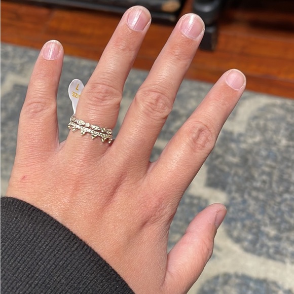 Size 7 Ring, Lemon Quartz Cubic Zirconia, .925 Sterling Silver, MSRP $240.00. - Picture 2 of 2